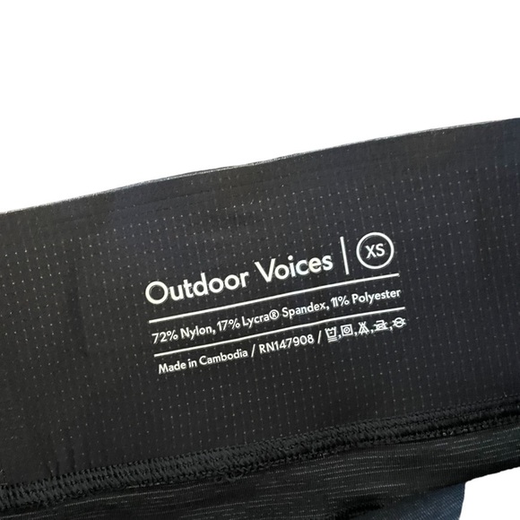 Outdoor Voices TechSweat 7/8 Zoom Leggings, Cloud/Night/Coyote, Size XS - Picture 5 of 7